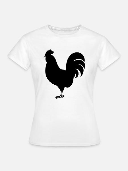 Henne - Frauen T-Shirt - Weiß