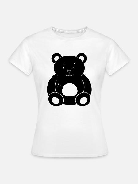 Teddybär - Frauen T-Shirt - Weiß