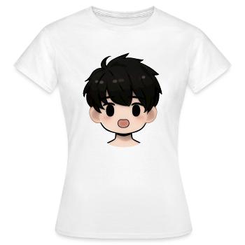 Boy Face Expression - Women's T-Shirt - white - Front - AI Model Female 172 dark (172cm)