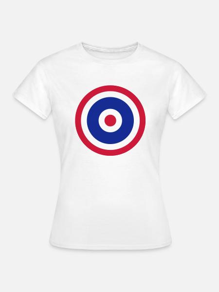 Thai Roundel Target Flag - Women's T-Shirt - white