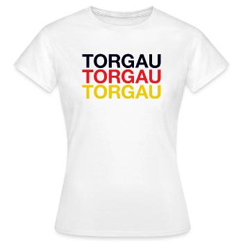 TORGAU - T-shirt Femme - blanc - Devant - AI Model Female 172 dark (172cm)