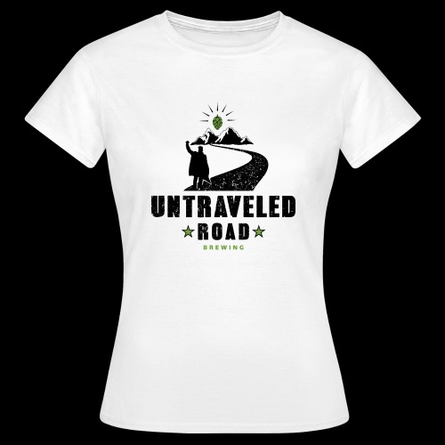 Untraveled Road Logo - schwarz/grün - Frauen T-Shirt