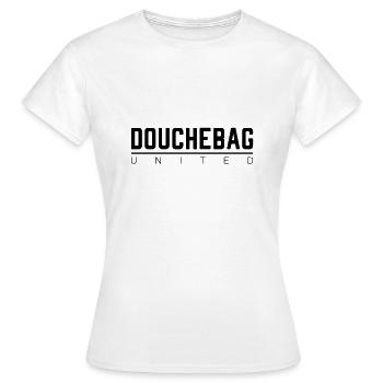 DOUCHEBAG UNITED - T-shirt Femme - blanc - Devant - AI Model Female 172 dark (172cm)