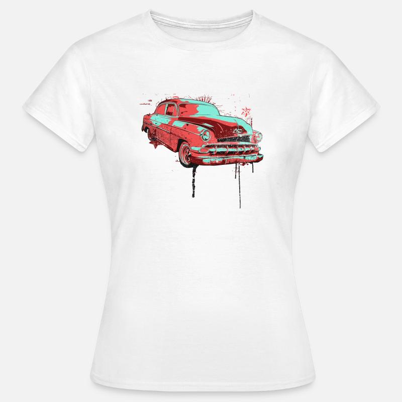 Broken car car hobby love gift idea - Women's T-Shirt - white