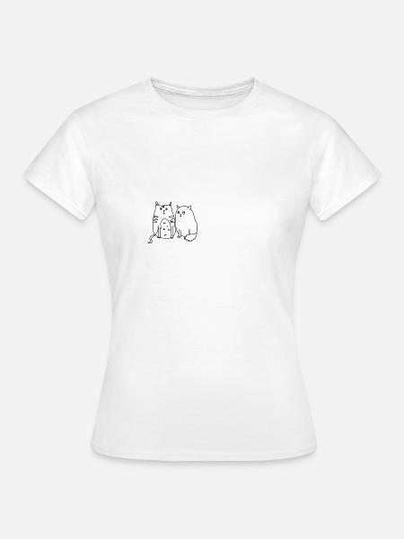 Kätzchen - Frauen T-Shirt - Weiß