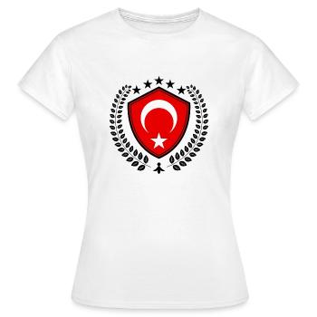 Turquie - T-shirt Femme - blanc - Devant - AI Model Female 172 dark (172cm)
