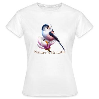Meise Nature's Beauty - Women's T-Shirt - white - Front - AI Model Female 172 dark (172cm)