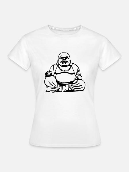 Buddha - Frauen T-Shirt - Weiß