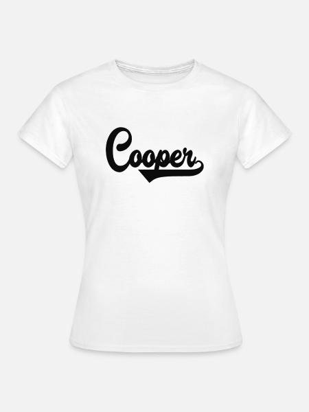 cooper - Frauen T-Shirt - Weiß