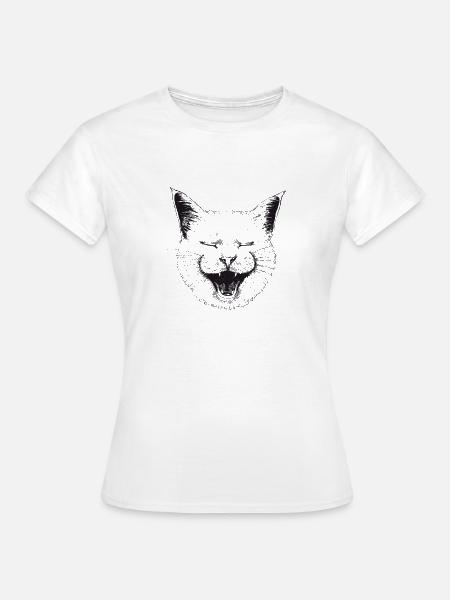 LOL Cat - Frauen T-Shirt - Weiß