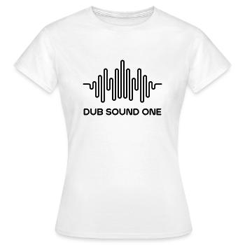 Wave Dub Sound One - T-shirt Femme - blanc - Devant - AI Model Female 172 dark (172cm)