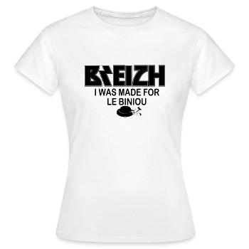 breizh - Frauen T-Shirt - Weiß - Vorne - AI Model Female 172 dark (172cm)