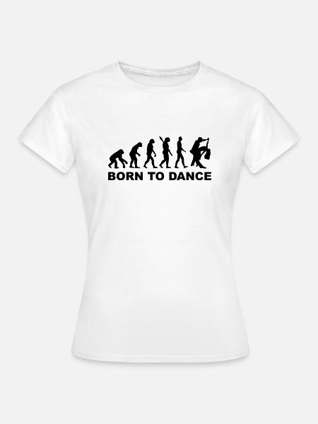 Évolution Danser - T-shirt Femme - blanc