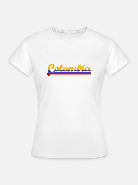 colombia - T-shirt Femme - blanc
