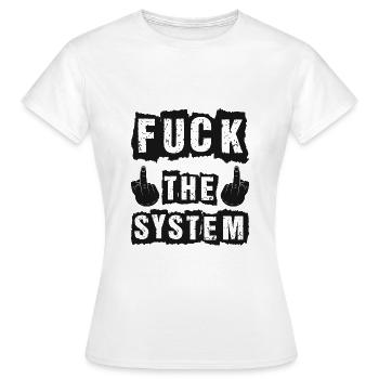 Anarchie anarchisme anarchiste disant - T-shirt Femme - blanc - Devant - AI Model Female 172 dark (172cm)