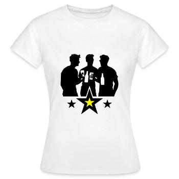 Équipe Bière Équipe - T-shirt Femme - blanc - Devant - AI Model Female 172 dark (172cm)