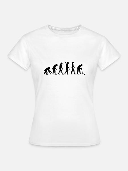 Evolution croquet - Women's T-Shirt - white