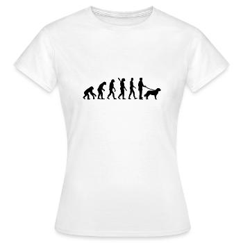 Bernhardiner - Frauen T-Shirt - Weiß - Vorne - AI Model Female 172 dark (172cm)