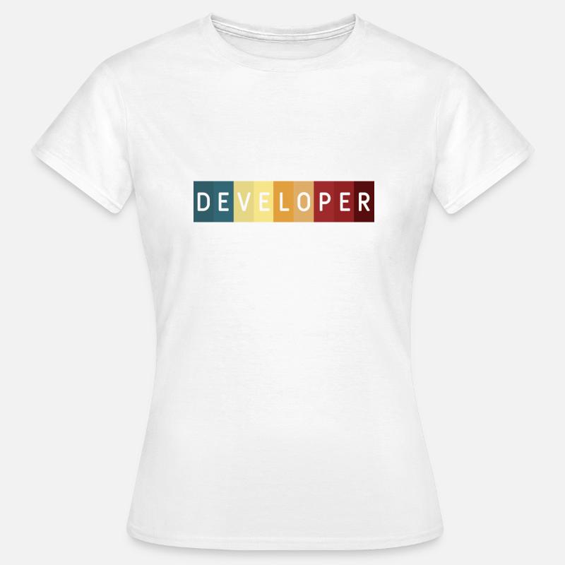 Developer - inscription - Women's T-Shirt - white