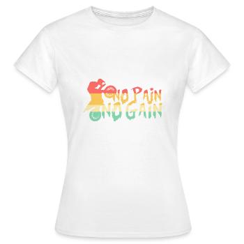 Douleurs du sport automobile - T-shirt Femme - blanc - Devant - AI Model Female 172 dark (172cm)