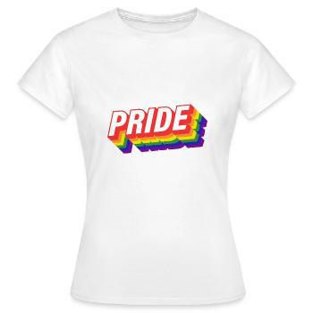 Gay Lesbian LGBT Homosexuality Pride - Women's T-Shirt - white - Front - AI Model Female 172 dark (172cm)