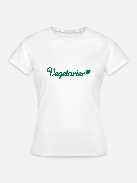 Vegetarier - Frauen T-Shirt - Weiß