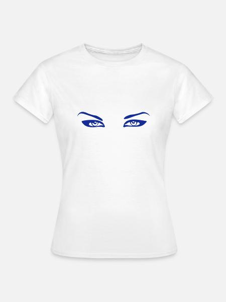 Eyes - Frauen T-Shirt - Weiß