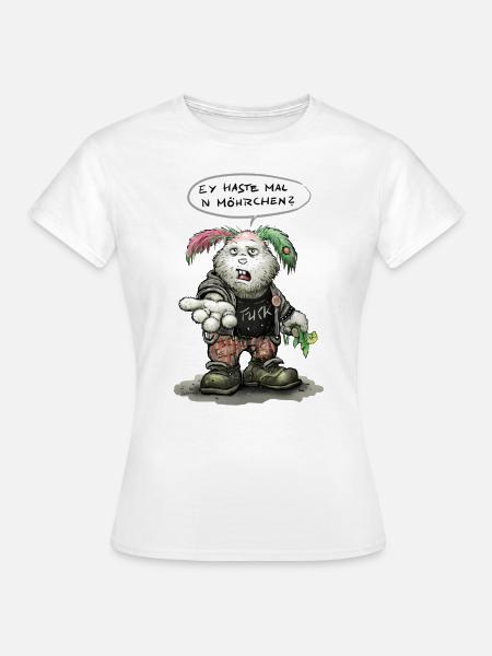 Punk - Frauen T-Shirt - Weiß