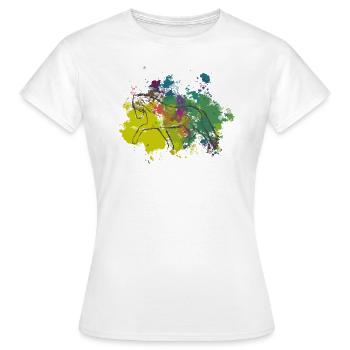 Green Trot - Frauen T-Shirt - Weiß - Vorne - AI Model Female 172 dark (172cm)