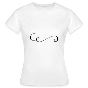 Decoration - Women's T-Shirt - white - Front - AI Model Female 172 dark (172cm)