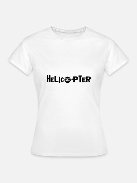 Helikopter Pilot Rettungsflieger - Frauen T-Shirt - Weiß