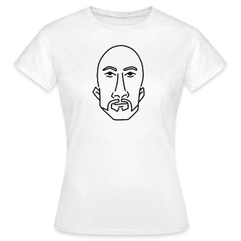 Cooler Typ - Frauen T-Shirt - Weiß - Vorne - AI Model Female 172 dark (172cm)