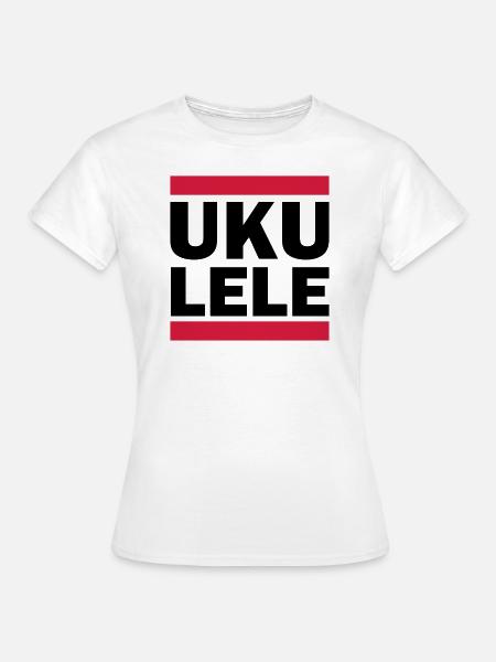UKULELE - Women's T-Shirt - white