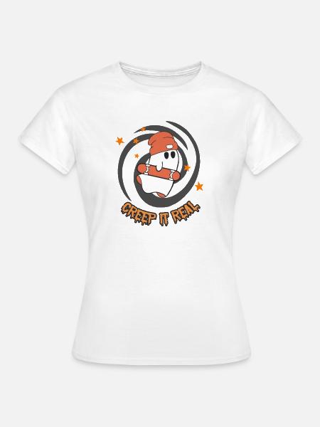 Creep It Real - Frauen T-Shirt - Weiß