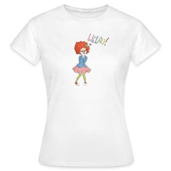Fille clown Helau - T-shirt Femme - blanc - Devant - AI Model Female 172 dark (172cm)