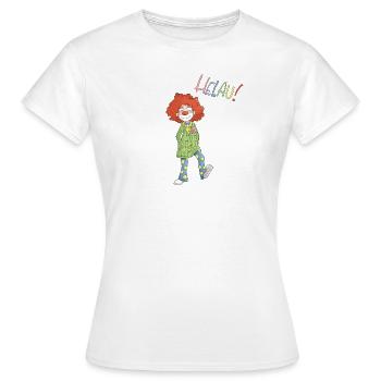 Helau, clown! - T-shirt Femme - blanc - Devant - AI Model Female 172 dark (172cm)