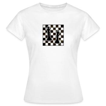 Checkmate - checkmate - Women's T-Shirt - white - Front - AI Model Female 172 dark (172cm)