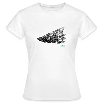 Des poissons - T-shirt Femme - blanc - Devant - AI Model Female 172 dark (172cm)