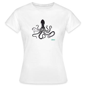 Octopus - Women's T-Shirt - white - Front - AI Model Female 172 dark (172cm)
