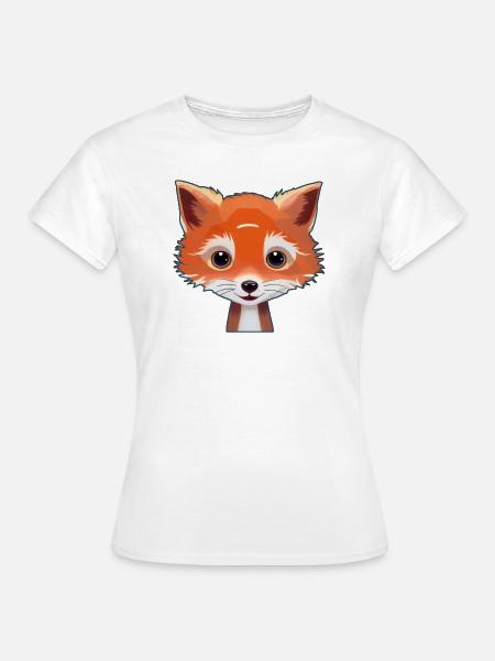 süßer Fuchs - Frauen T-Shirt - Weiß