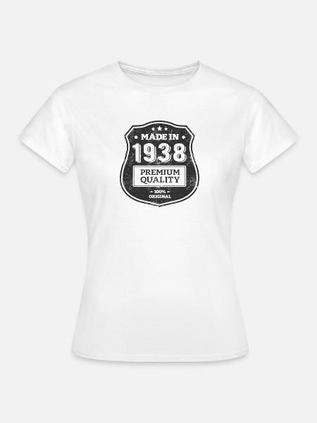 HERGESTELLT 1938 - Frauen T-Shirt - Weiß