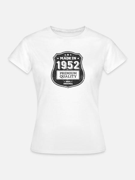 HERGESTELLT 1952 - Frauen T-Shirt - Weiß