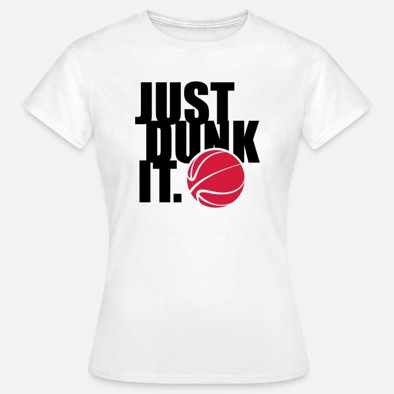 JUST DUNK IT - Women's T-Shirt - white