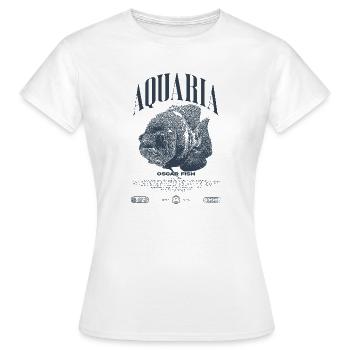 Oscar Fish Water Change Monster Fish - Women's T-Shirt - white - Front - AI Model Female 172 dark (172cm)