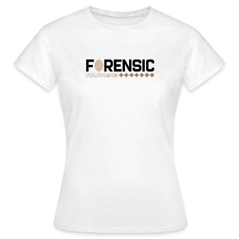 Infirmière médico-légale Criminalistique médico-légale - T-shirt Femme - blanc - Devant - AI Model Female 172 dark (172cm)