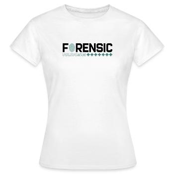 Infirmière médico-légale Criminalistique médico-légale - T-shirt Femme - blanc - Devant - AI Model Female 172 dark (172cm)