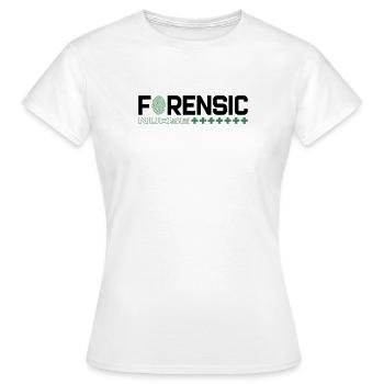 Infirmière médico-légale Criminalistique médico-légale - T-shirt Femme - blanc - Devant - AI Model Female 172 dark (172cm)