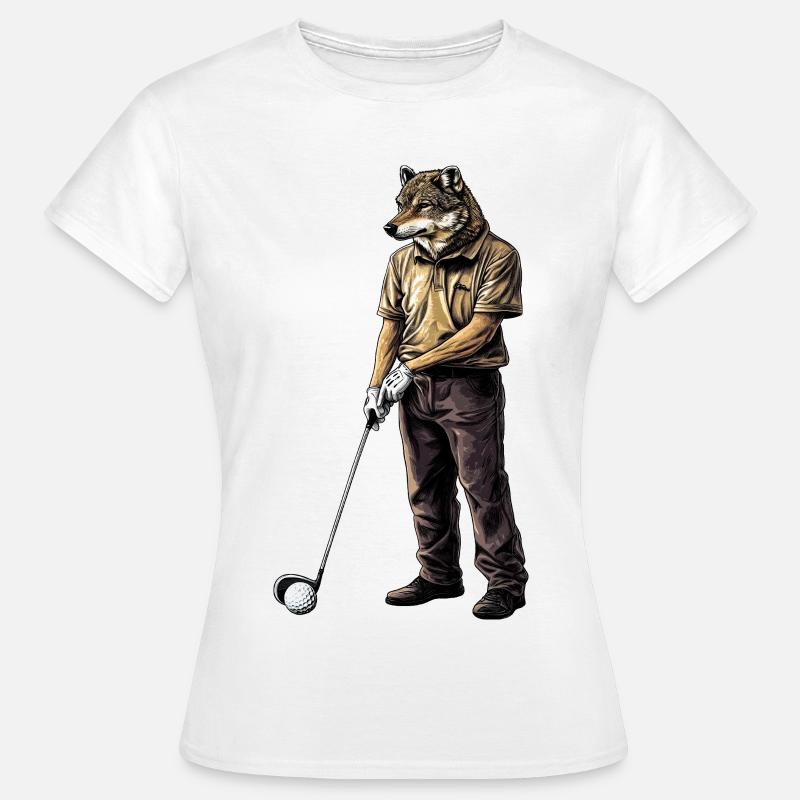 Wolves Golf - Women's T-Shirt - white