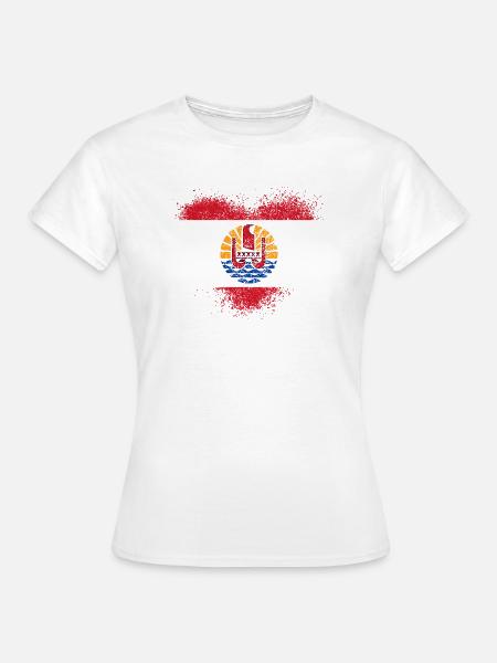 Französisch-Polynesien - Frauen T-Shirt - Weiß