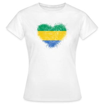 Gabon - Women's T-Shirt - white - Front - AI Model Female 172 dark (172cm)